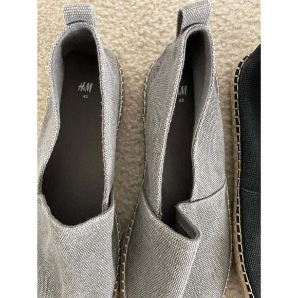 H&M Canvas Espadrilles Slip On Loafers Multi Size 11.5 main image 5